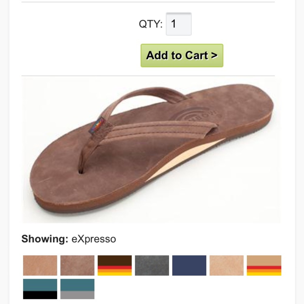 Women’s Rainbow sandals - thin strap